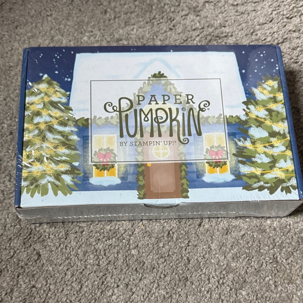 Stampin' Up! Paper Pumpkin Kit - Winter Blue and White